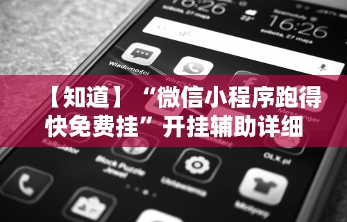 【知道】“微信小程序跑得快免费挂”开挂辅助详细步骤