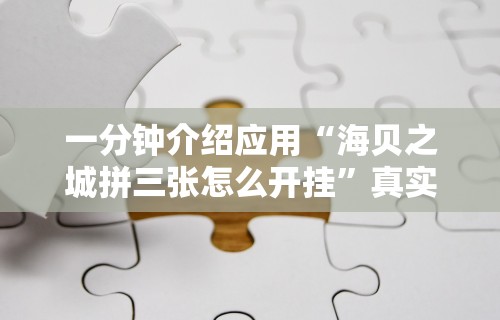 一分钟介绍应用“海贝之城拼三张怎么开挂”真实开挂技巧分享