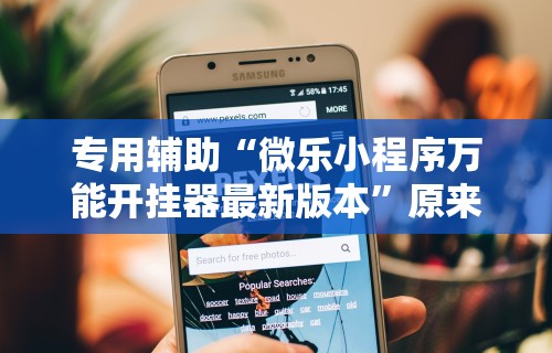 专用辅助“微乐小程序万能开挂器最新版本	”原来有神器下载!