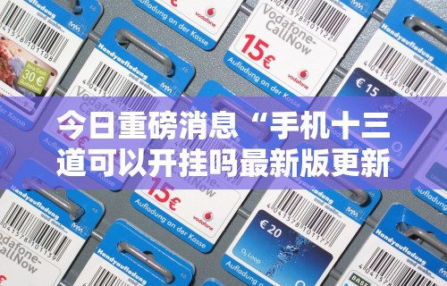 今日重磅消息“手机十三道可以开挂吗最新版更新内容”通用版下载教程！