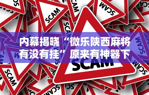 内幕揭晓“微乐陕西麻将有没有挂”原来有神器下载！