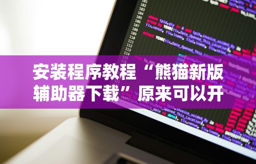 安装程序教程“熊猫新版辅助器下载”原来可以开挂
