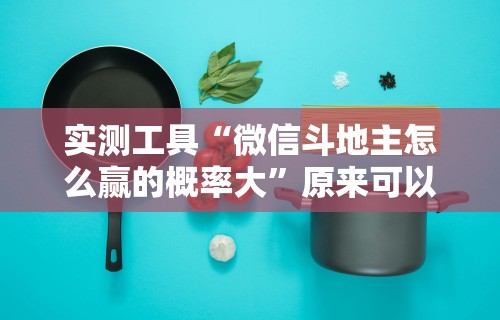 实测工具“微信斗地主怎么赢的概率大”原来可以开挂