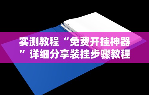 实测教程“免费开挂神器”详细分享装挂步骤教程