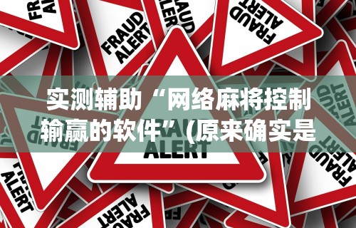 实测辅助“网络麻将控制输赢的软件	”(原来确实是有挂)