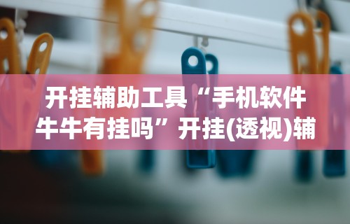 开挂辅助工具“手机软件牛牛有挂吗”开挂(透视)辅助神器