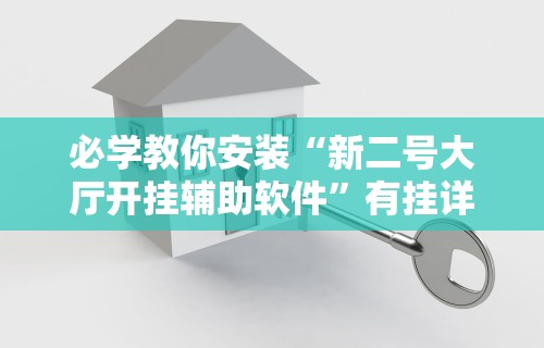 必学教你安装“新二号大厅开挂辅助软件”有挂详细开挂教程
