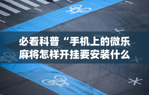 必看科普“手机上的微乐麻将怎样开挂要安装什么”(太坑了果然有挂)