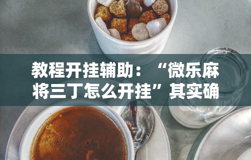 教程开挂辅助：“微乐麻将三丁怎么开挂	”其实确实有挂