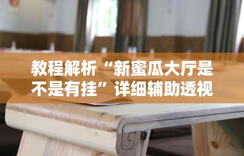 教程解析“新蜜瓜大厅是不是有挂”详细辅助透视