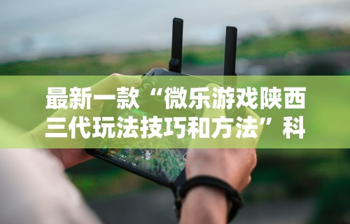最新一款“微乐游戏陕西三代玩法技巧和方法”科技辅助神器手机版教程
