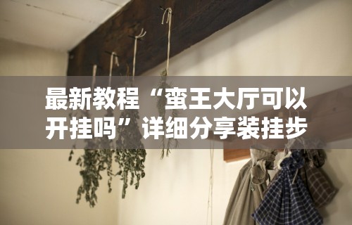 最新教程“蛮王大厅可以开挂吗	”详细分享装挂步骤教程