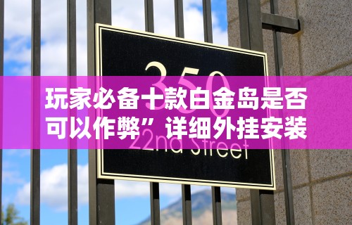 玩家必备十款白金岛是否可以作弊”详细外挂安装步骤