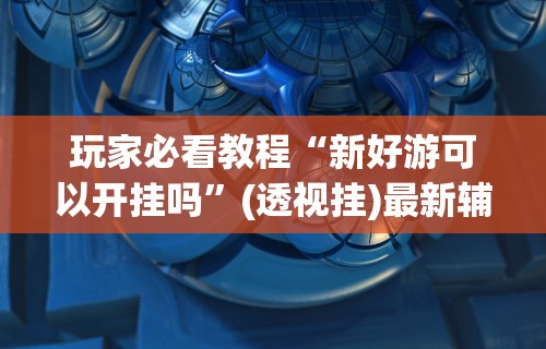 玩家必看教程“新好游可以开挂吗”(透视挂)最新辅助详细教程