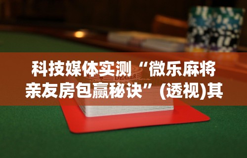 玩家秒懂“微乐挖坑牌的规律”开挂(透视)辅助教程