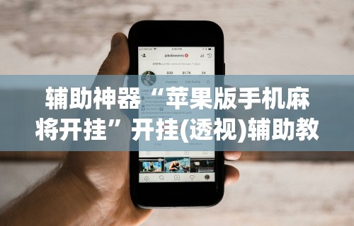 辅助神器“苹果版手机麻将开挂”开挂(透视)辅助教程