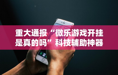 重大通报“微乐游戏开挂是真的吗	”科技辅助神器手机版教程