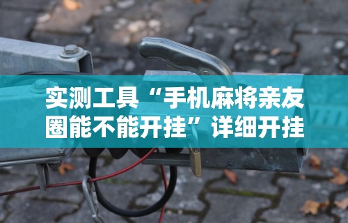实测工具“手机麻将亲友圈能不能开挂”详细开挂教程