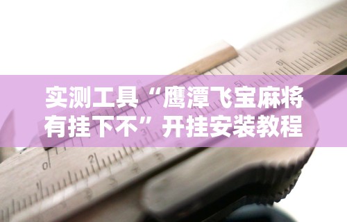 实测工具“鹰潭飞宝麻将有挂下不”开挂安装教程