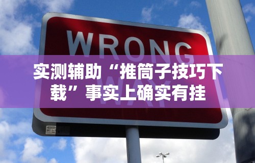 实测辅助“推筒子技巧下载”事实上确实有挂