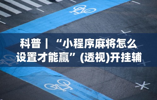科普｜“小程序麻将怎么设置才能赢”(透视)开挂辅助脚本+详细开挂安装教程