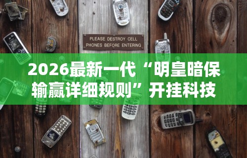 2026最新一代“明皇暗保输赢详细规则”开挂科技辅助神器手机