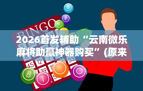 2026首发辅助“云南微乐麻将助赢神器购买”(原来确实是有挂)