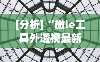 [分析]“微le工具外透视最新版本更新内容	”附透视挂详细教程
