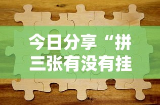 今日分享“拼三张有没有挂最新辅助详细教程