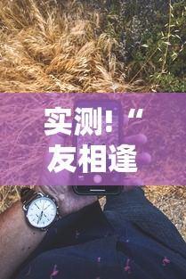 实测!“友相逢可以开挂吗”科技辅助神器手机